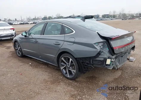 2021 Hyundai Sonata Sel Plus из США, поврежденный, VIN 5NPEJ4J26MH077894